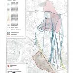 KlimpraxStudie, Stadt Mainz, Vorwärtstrajektorien/Kaltluftströme vom Ostfeld nach Mainz, 0 bis 2 Uhr KlimpraxStudie-StadtMainz-Vorwaertstrajektorien-Kaltluftstroeme-vom-Ostfeld-nach-Mainz-0-bis-2-Uhr
